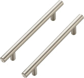 10 Pack | 7.38'' Cabinet Pulls Brushed Nickel Stainless Steel Kitchen Cupboard Handles Cabinet Handles 7.38”Length, 5”