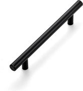 1 Pack 7.38'' Cabinet Pulls Matte Black Stainless Steel Kitchen Cupboard Handles Cabinet Handles 7.38'' Length, 5''