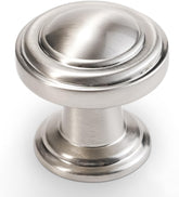 10 Pack Brushed Satin Nickel Kitchen Cabinet Knobs Solid Drawer Knobs Kitchen Cabinet Hardware Zinc Alloy Handles
