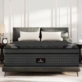 (High-End Upgraded) Luxury 18 Inch King Size Hybrid Mattress in a Box | with Gel Memory Foam & Pocket Springs, 7-Zone