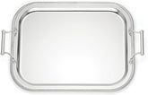 & Barton Silverplate Rectangular Serving Tray, Coffee Table Decor | mirror finish, hand wash only | handles for easy