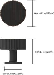 10 Pack Oil Rubbed Bronze Kitchen Cabinet Knobs Dresser Drawer Cabinet Hardware Zinc Knobs Drawers