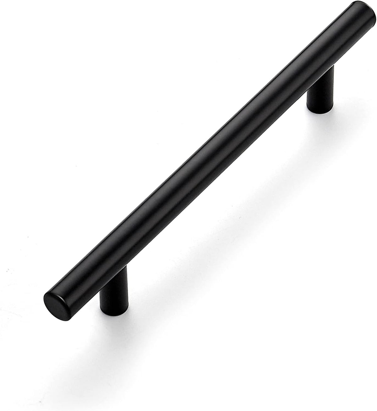 1 Pack 7.38'' Cabinet Pulls Matte Black Stainless Steel Kitchen Cupboard Handles Cabinet Handles 7.38'' Length, 5''