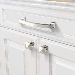 10 Pack 5 Inch(128mm) Hole Centers Kitchen Cabinet Handles, Brushed Satin Nickel Cabinet Pulls Kitchen Cabinet Hardware