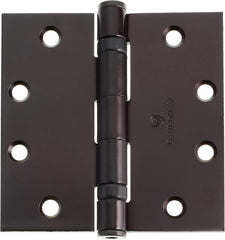 (3 Pack) Commercial-Grade 4-1/2" Full Mortise Ball-Bearing Door Hinges - Oil Rubbed Bronze