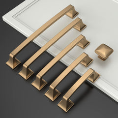 10 Pack 1 Inch Champagne Bronze Cabinet Knobs Gold Cabinet Knobs Dresser Knobs Round Drawer Knobs and Pulls Cabinets