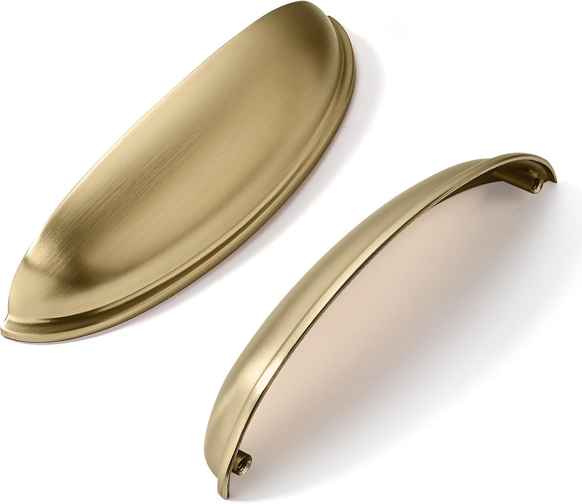10 Pack 5" Drawer Pulls Champagne Bronze Cabinet Cup Pulls Kitchen Hardware Cabinet Handles Drawer Handles Knobs 5 inch