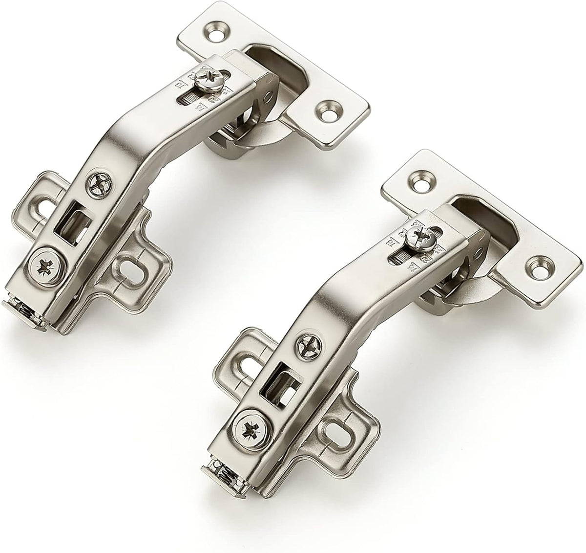 1 Pair 2 Pack Kitchen Cabinet Hinges, 135 Degree Kitchen Door Hinges Compatible with Lazy Susan Corner Cupboard .Full