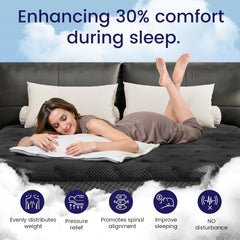 (High-End Upgraded) Luxury 14 Inch California King Size Hybrid Mattress | with Gel Memory Foam & Pocket Springs