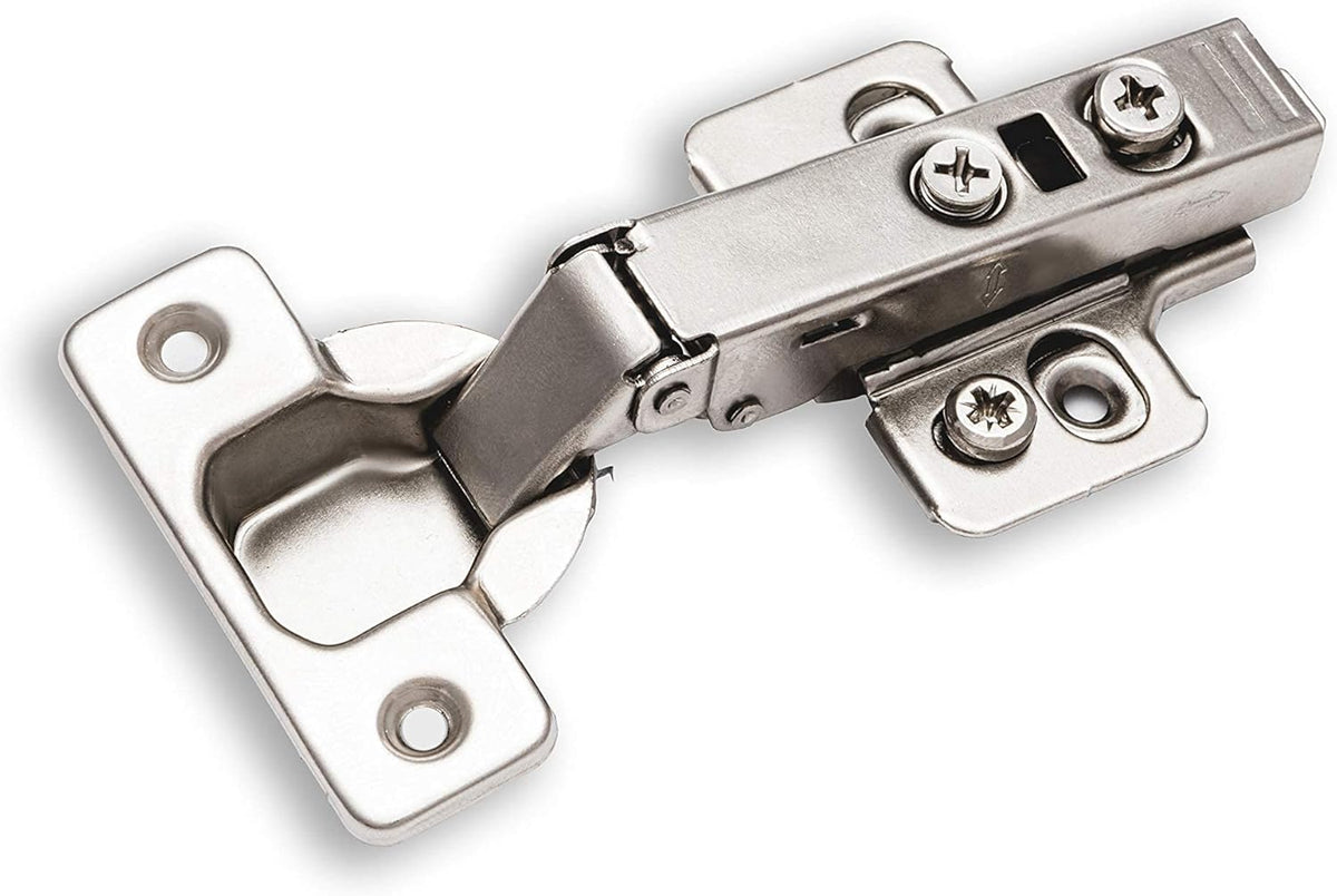 10-Pack Full Overlay Frameless Soft-Close European Hinges, 110° 3D Adjustable, Clip-On Concealed Kitchen Cabinet Door