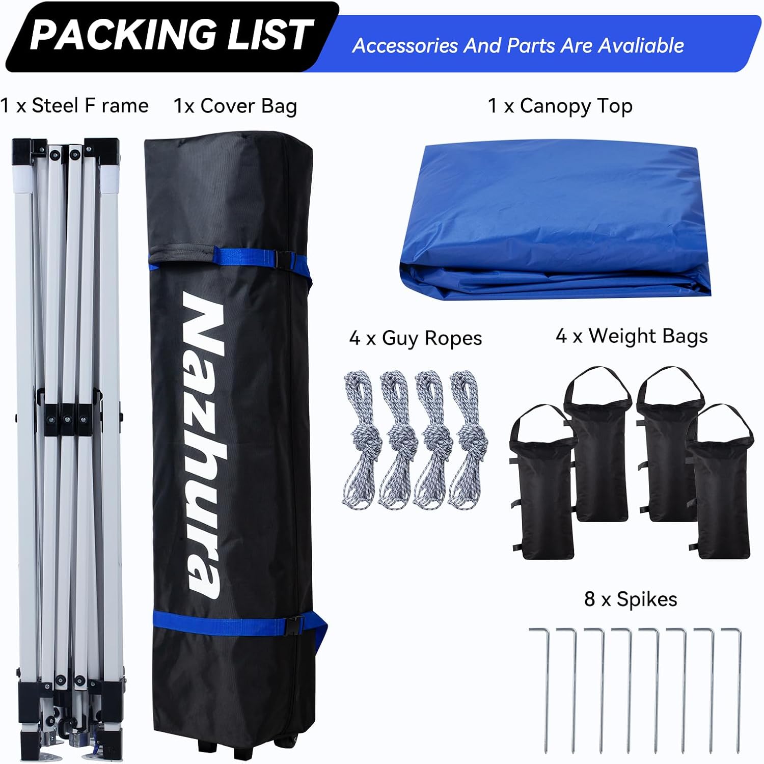 10' x 10' Pop Up Canopy Tent with Sand Weight Bag, Freestanding Sun Shelter for Picnic and Camping