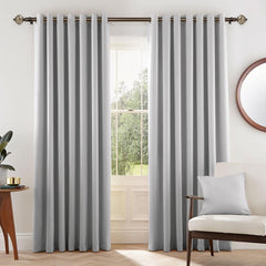 1 Inch Curtain Rods for Windows Bronze Heavy Duty Curtain Rod, Adjustable Long Drapery Rods