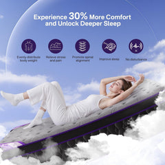 (Luxury Hotel) 12 Inch California King Size Hybrid Mattress in a Box Medium | (2026 Upgraded) Mattress with