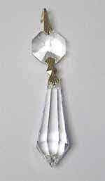 1.5" Crystal U-Drop CC-RC401+14MM-G